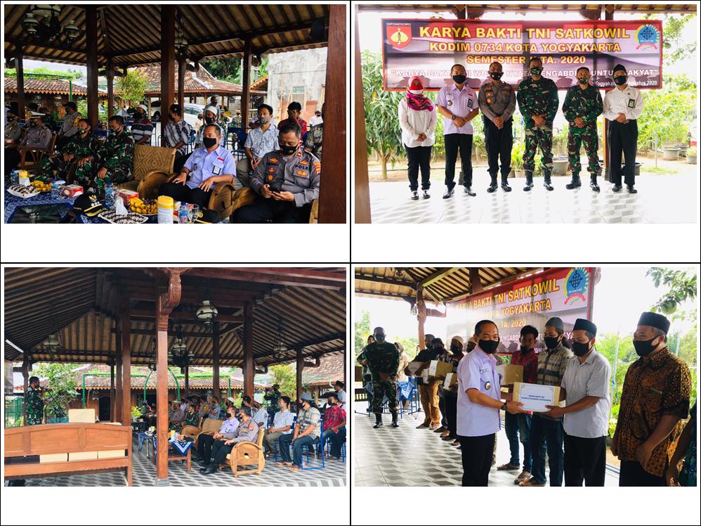Karya Bakti TNI Satkowil KODIM 0734 Kota Yogyakarta di Kecamatan Kotagede