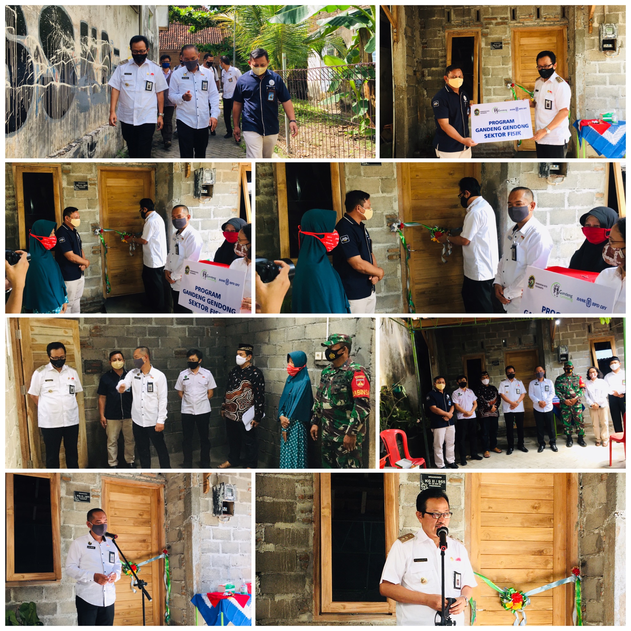 Peresmian Bedah Rumah Tidak Layak Huni (RTLH) CSR BPD DIY oleh Bapak Wakil Walikota Yogyakarta di Wilayah Kecamatan Kotagede
