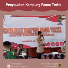 Penyuluhan Kampung Panca Tertib Kemantren Kotagede Kota Yogyakarta