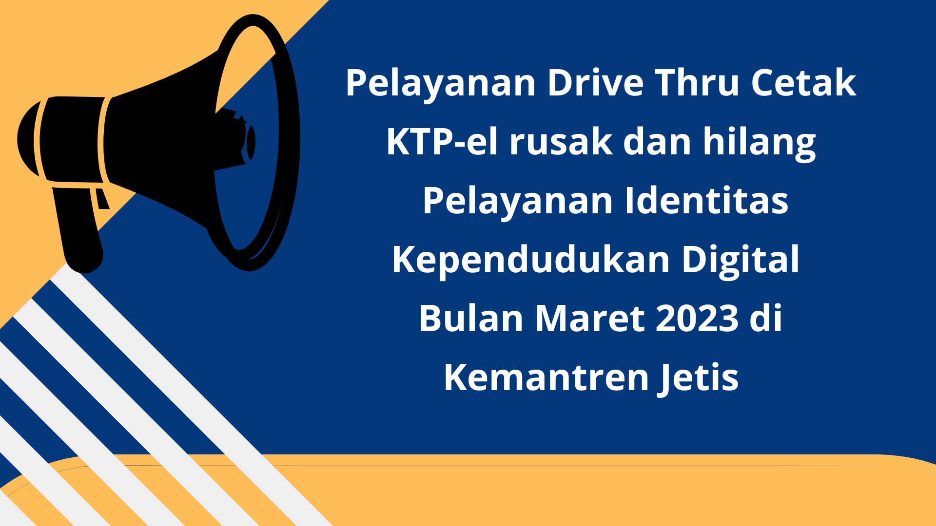 Pelayanan Drive Thru Cetak KTP-el dan Identitas Kependuudkan Digital Bulan Maret 2023 di Kemantren Jetis