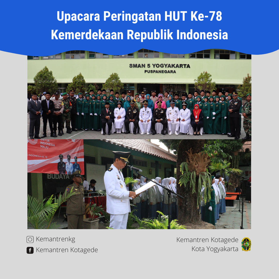 Upacara Peringatan HUT Ke-78 Kemerdekaan Republik Indonesia
