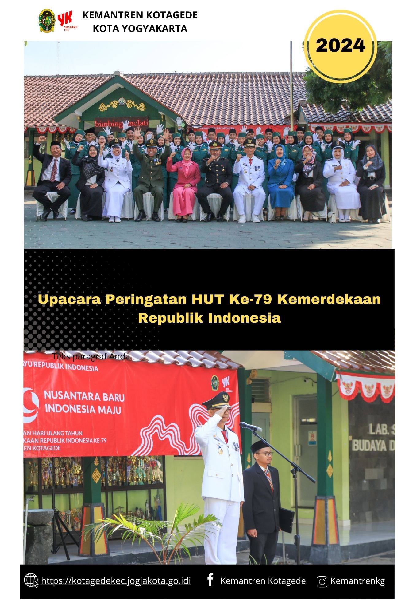 Upacara Peringatan HUT Ke-79 Kemerdekaan Republik Indonesia