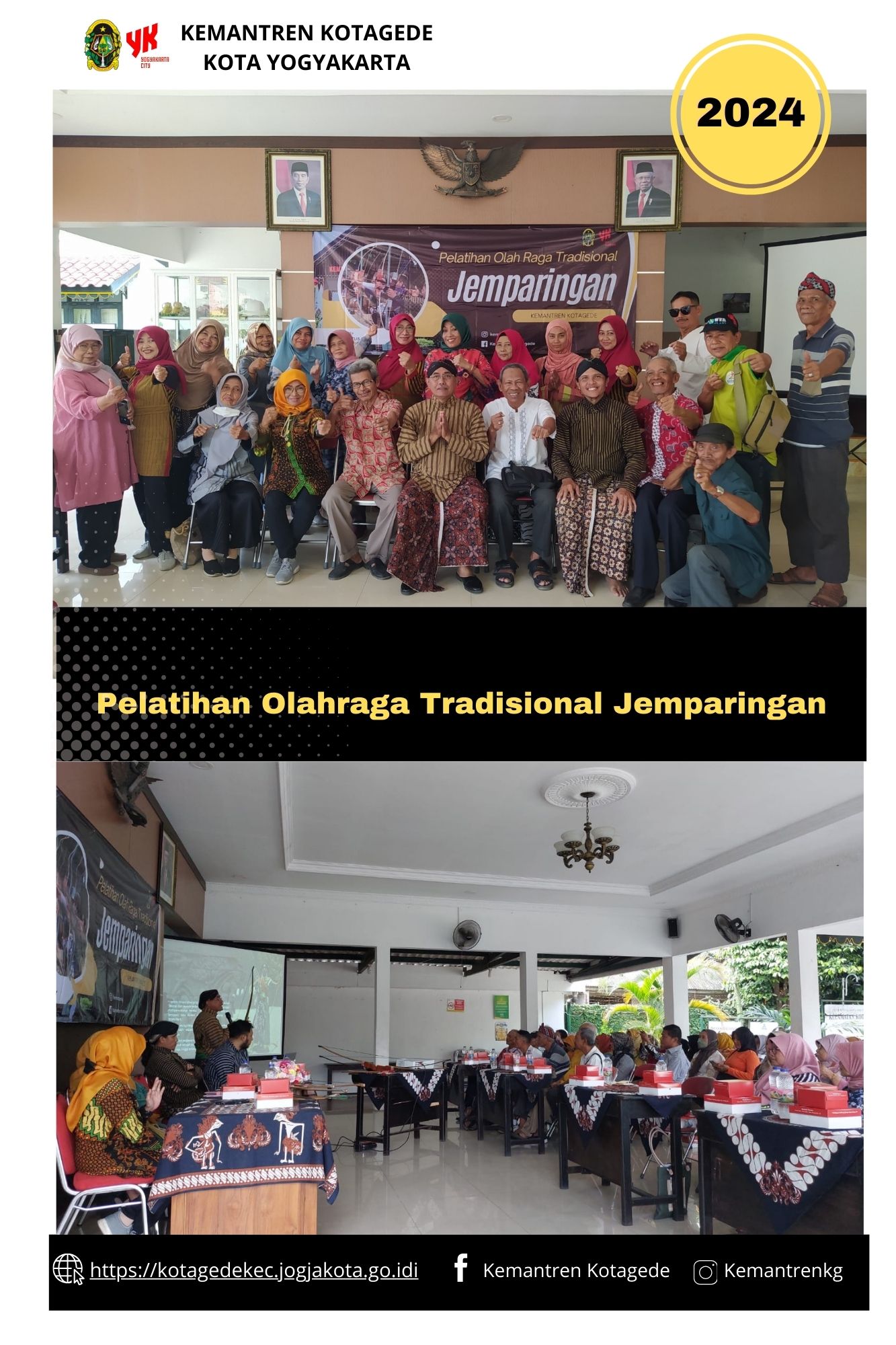 Lestarikan Olahraga Tradisional Melalui Pelatihan Olahraga Jemparingan