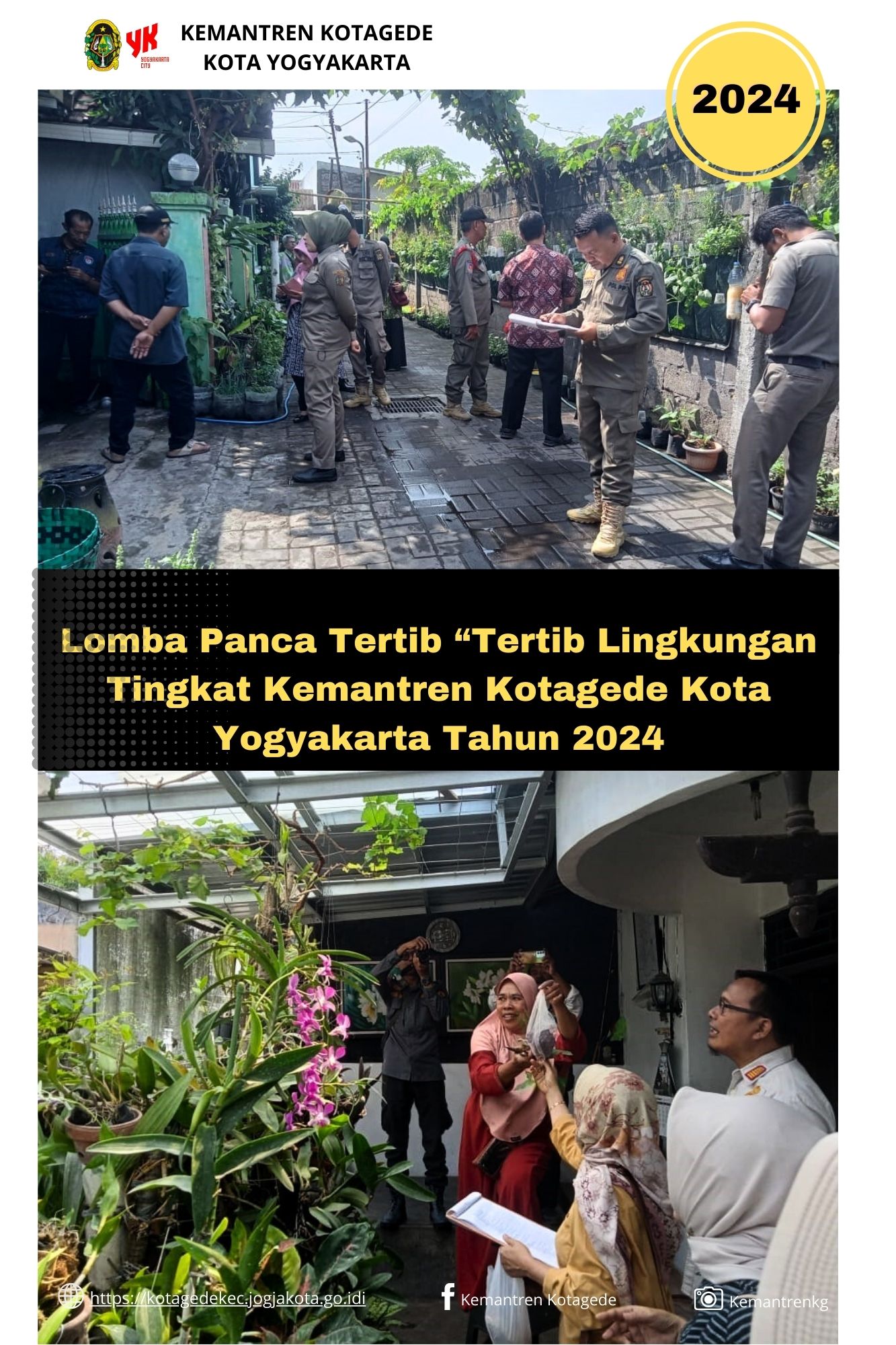 Lomba Panca Tertib “Tertib Lingkungan  Tingkat Kemantren Kotagede Kota Yogyakarta Tahun 2024