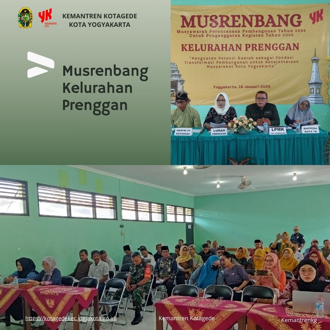 Penguatan Potensi Daerah sebagai Fondasi Transformsai Pembangunan Menjadi Tema Musrenbang Kelurahan Prenggan