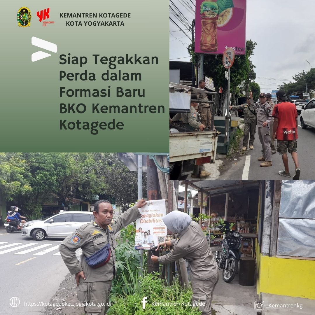 Siap Tegakkan Perda dalam Formasi Baru BKO Kemantren Kotagede